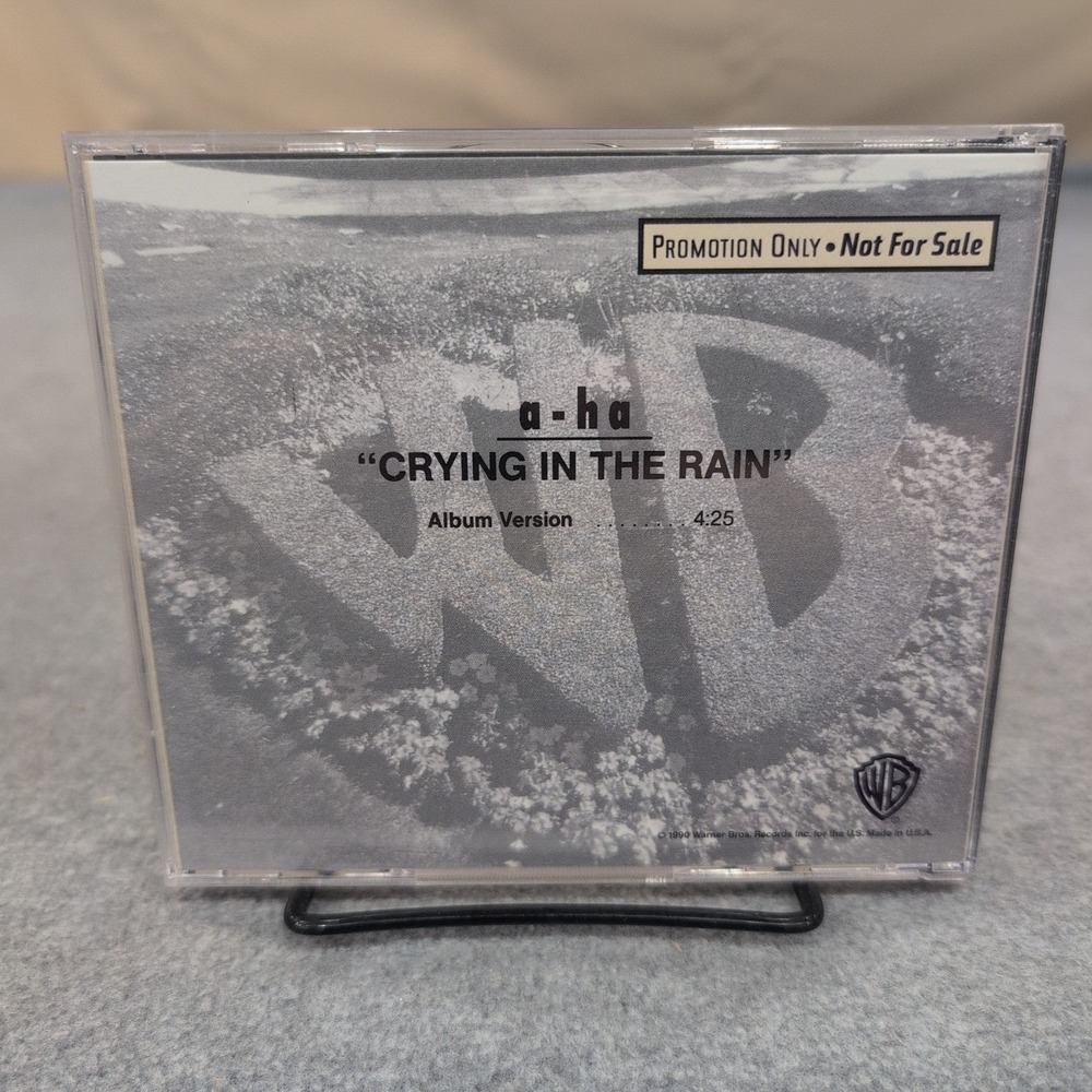 a-ha‎ Crying in the Rain Promo CD Single 1990 Warner Bros PRO-CD-4462 - Picture 2 of 2